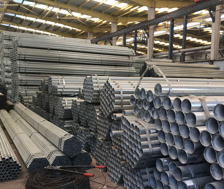 河池q235b热镀锌带钢管